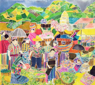 Almolonga-Markt von Hilary Simon